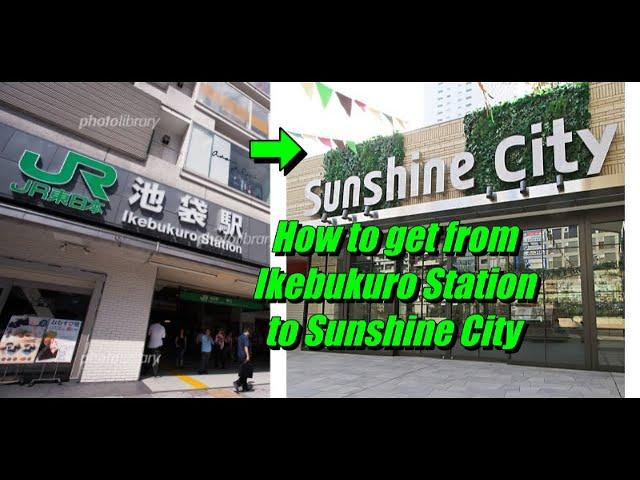 【Take a walk in 4K】Sunshine City Tokyo from Ikebukuro Station #japan #ikebukuro