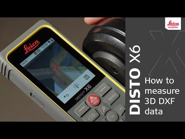 Leica DISTO™ X6 - How to use data capture in DXF?  Measure CAD data (2024)