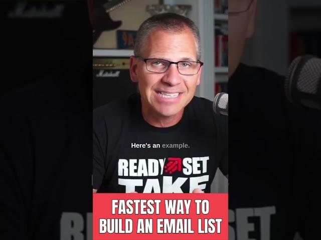 Fastest Way To Build Email List #shorts