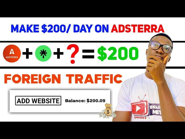 Adsterra high CPM tricks |Free USA Traffic|Earn $200/Day New Strategy