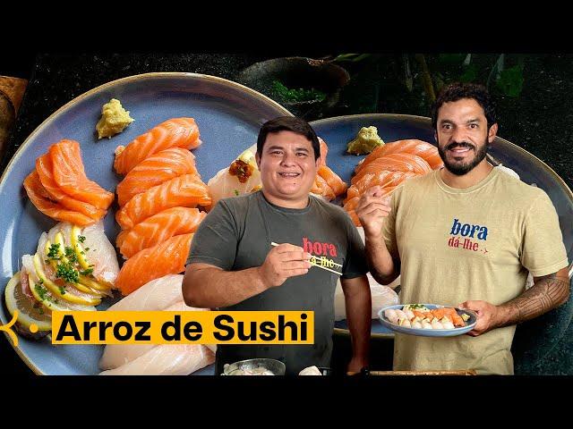 COMO FAZER ARROZ DE SUSHI | como fazer niguiri | com Satoshi Niitsuma