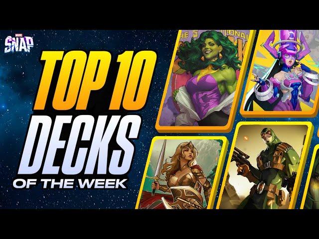 TOP 10 BEST DECKS IN MARVEL SNAP | Weekly Marvel Snap Meta Report #111