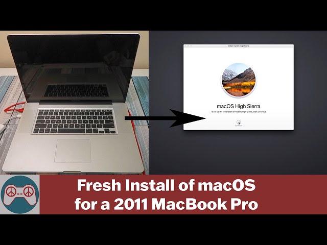 How to Install a Fresh macOS on a 2011 MacBook Pro - new SSD