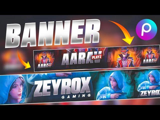 Make This Amazing Gaming Banner In PicsArt  only in 2 minute