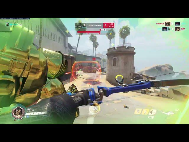 Wraxu Hanzo Havana Gameplay Overwatch Season 32 Top 500 Gameplay