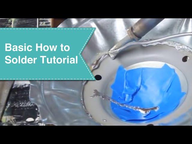 Basic How to Solder Tutorial