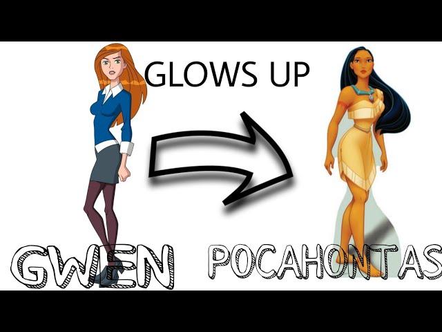 Gwen 10 transformation to Pocahontas (Glows up)#shorts#viral