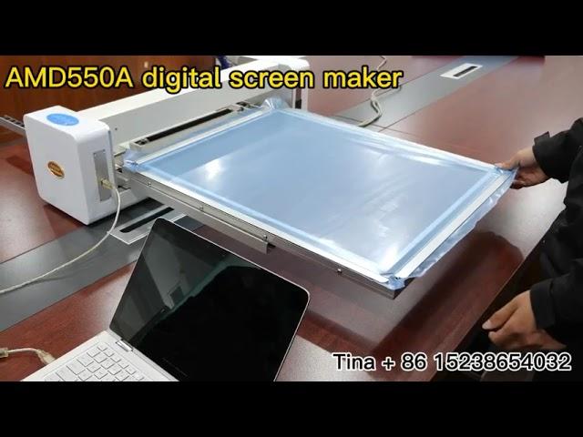 Amydor AMD550A digital screen maker computer to screen, no need emulsions and exposure