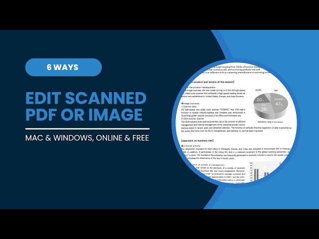 6 Ways to Edit A Scanned PDF or Image Document (Even Online Free)