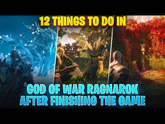 God of War Ragnarok - 12 Things To Do AFTER FINISHING THE GAME