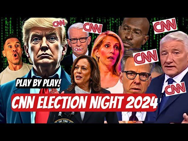 CNN REACTS to 2024 Election Results: Full Play-by-Play of EVERY Moment of Trump's Win