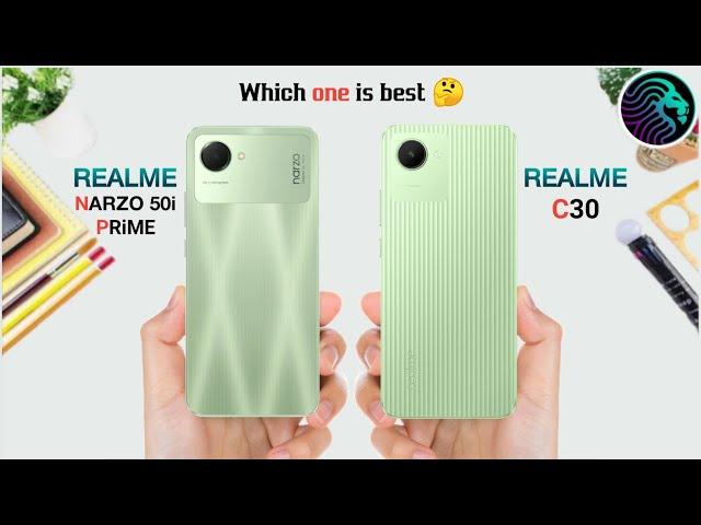 Realme Narzo 50i Prime Vs Realme C30 - Full Comparison  which one is best 