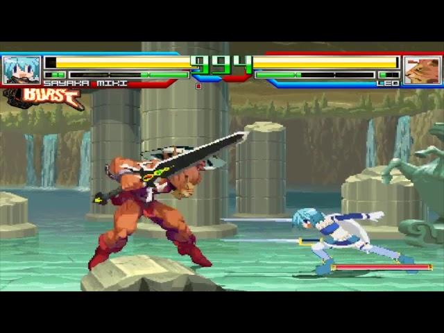 NICK54222 MUGEN: Sayaka Miki (me) VS Leo (Red Earth/Warzard)