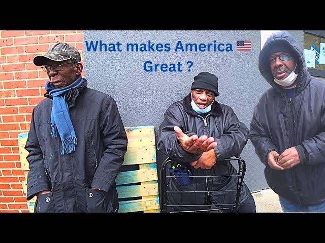 What makes America great ? hear from Americans.