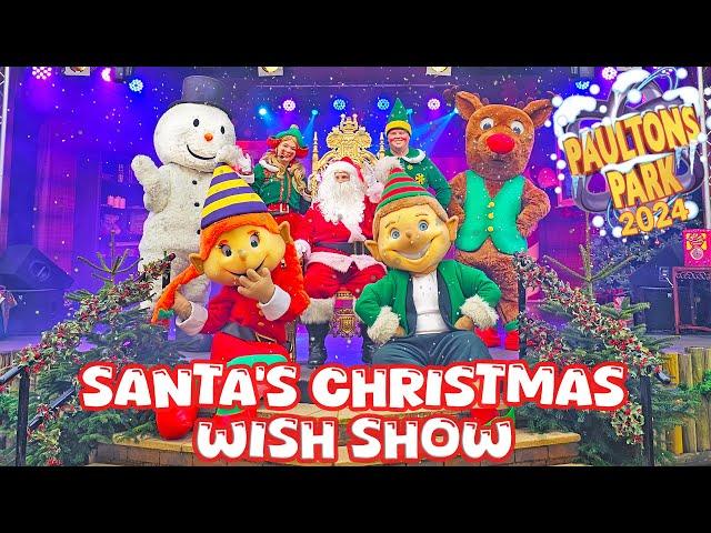 Santa's Christmas Wish Show at Paultons Park Home of Peppa Pig World (Dec 2024) [4K]