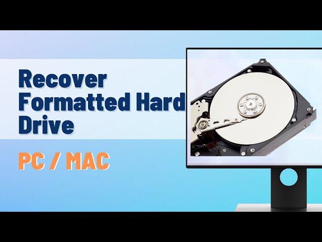 [2024] how to recover files from formatted hard drive｜Two ways