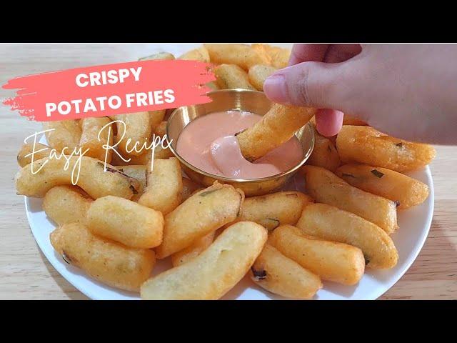 Crispy Potato Fries | Bite-sized Fries | Easy Snacks, Kids will love it