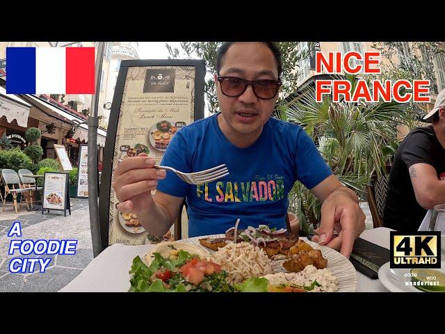 FOOD TOUR in NICE FRANCE  Tunisian, Lebanese, French