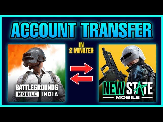 HOW TO TRANSFER BGMI ACCOUNT TO PUBG NEW STATE ( HINDI )