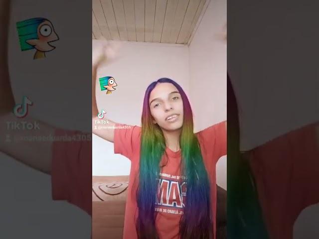 TikTok - Mara Eduarda ( Hair Rainbow  )