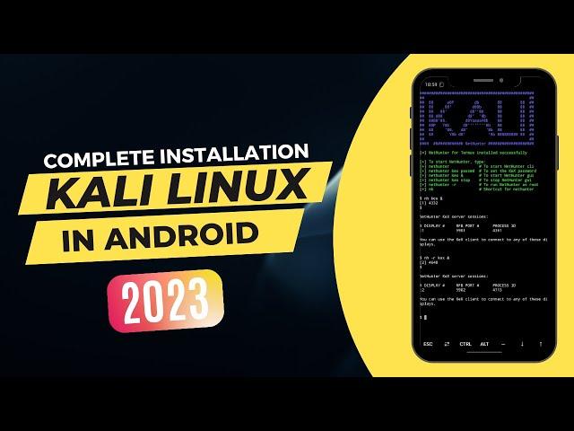 How to install kali linux on android without root 2023 | tweakandtools #shorts