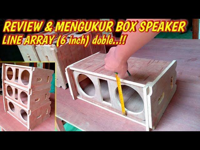 MENGUKUR BOX SPEAKER LINE ARRAY 6 INCH + TWETER