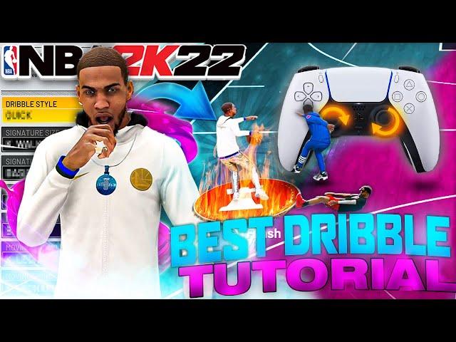 #1 BEST ADVANCED DRIBBLE TUTORIAL in NBA 2K22 w/HANDCAM! BEST DRIBBLE MOVES + HOW TO DRIBBLE in 2K22