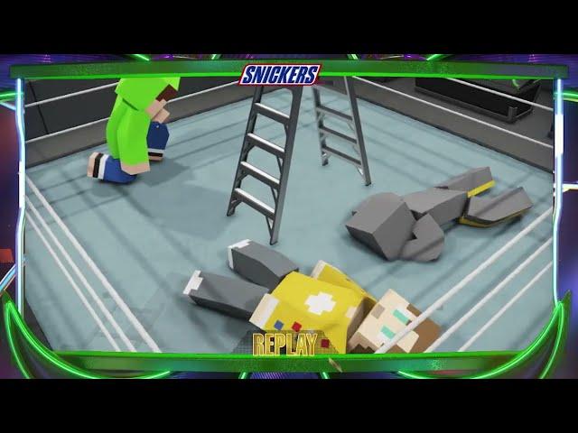 Jelly vs. Slogo vs. Crainer Minecraft WWE TLC Match! (jellyslogocrainer)