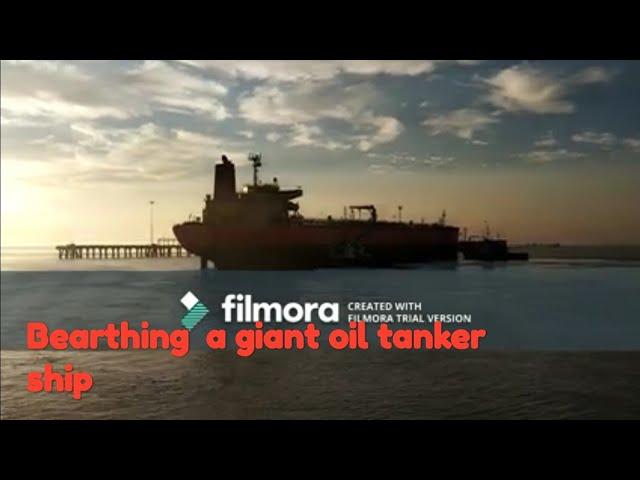 Bearthing a oil tanker ship!! How to Bearthing a ship!! Merchant raj!! How tug work!!