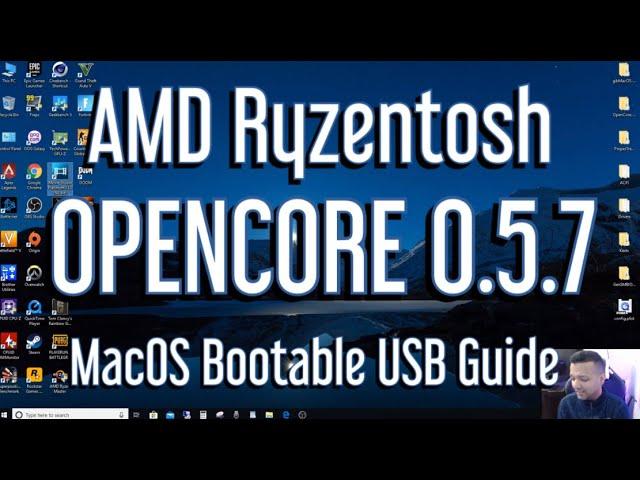 AMD Ryzentosh MacOS Catalina 10.15.4 OpenCore 0.5.7 Bootable USB Guide