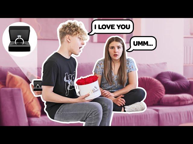 Telling My Girlfriend I LOVE HER For The First Time On Camera **CUTE REACTION** ️| Lev Cameron