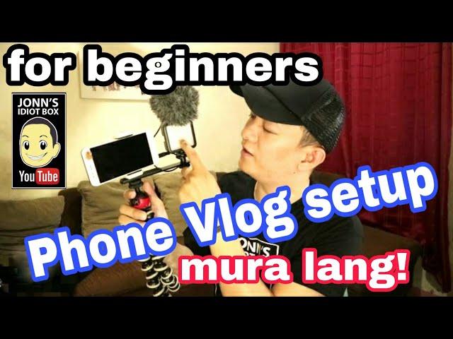 PHONE VLOG SETUP for beginners