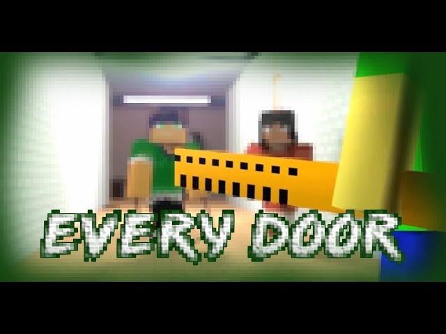 "Every Door" | A Baldi Basics Song Minecraft Animation Music Video (music by CG5)