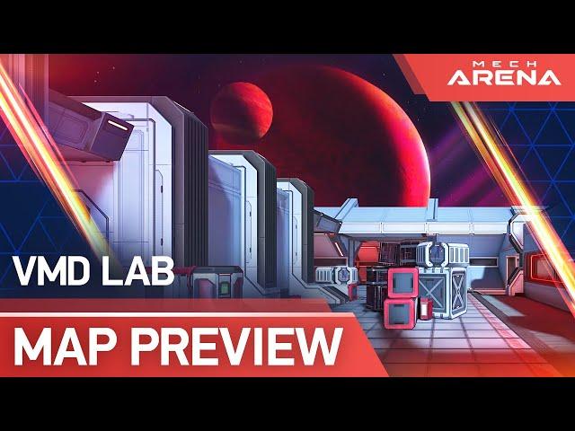 Map preview: VMD Lab | Deathmatch 5v5 | Mech Arena