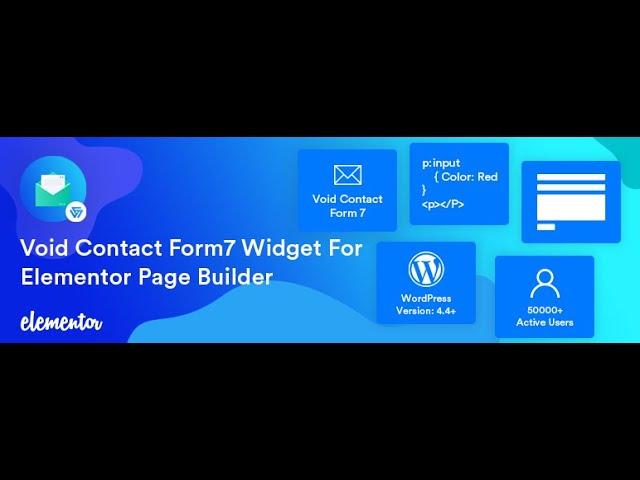 Contact form 7 Elementor widget Update! Free!