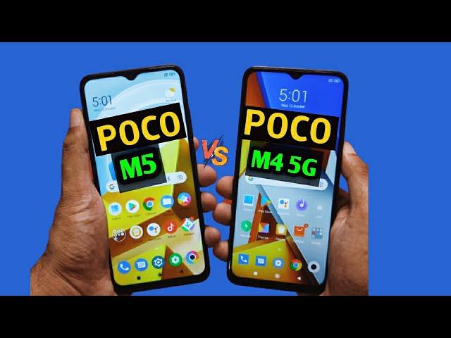 Poco M5 Vs Poco M4 5G Speed Test & Camera Comparison |