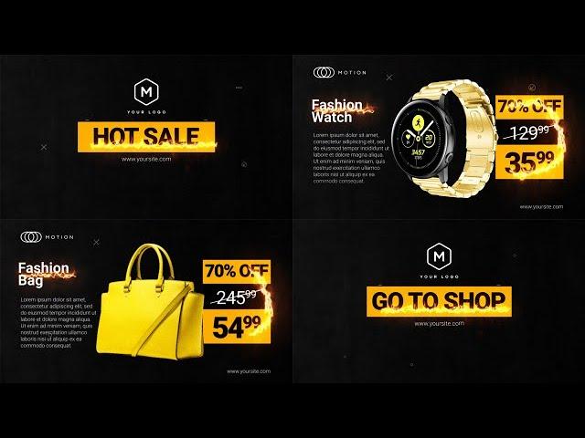 Hot Sale - Black Friday Promo After Effects Templates