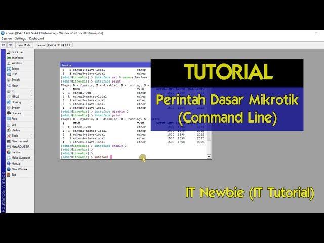 Tutorial - Perintah Dasar Mikrotik (Command Line)