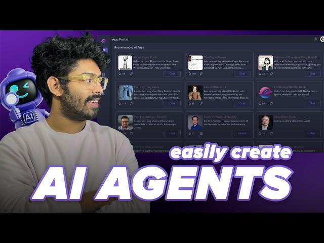 Create AI AGENTS Trained On Custom Data in Minutes - Epsilla AI Tutorial