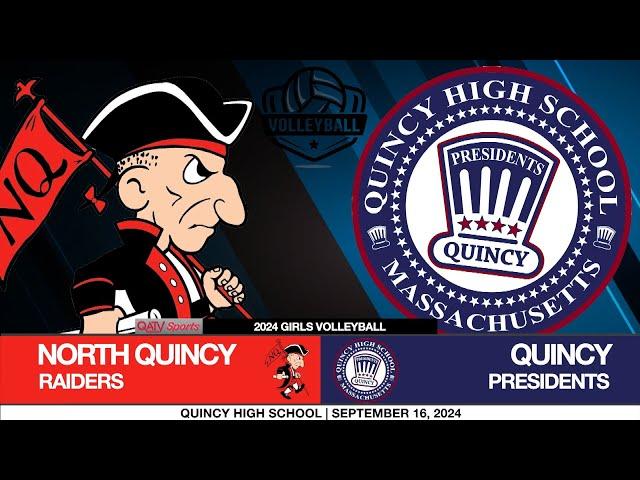 QATV Sports: North Quincy at Quincy Girls Volleyball Sep 16 2024