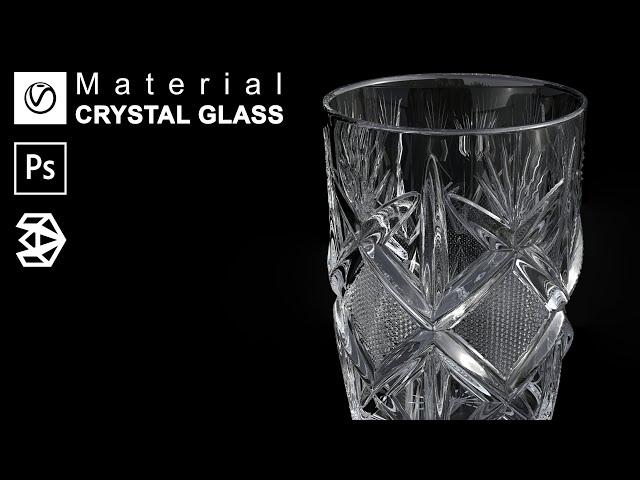 3Ds max - How to create a realistic crystal glass by displacement map using Vray