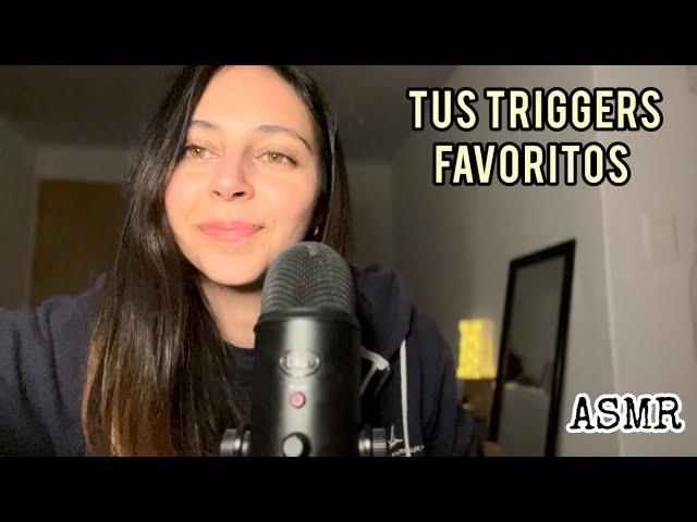 Tus Triggers Favoritos ASMR con lluvia de fondo ️ (spit painting, brocha, mouth sounds, etc)