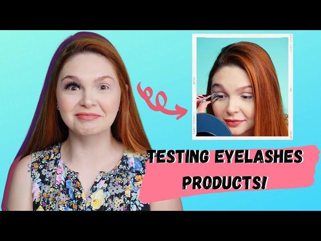 Testing eyelashes Products| VIX GLAM