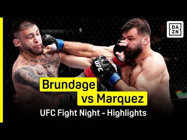 Cody Brundage vs Julian Marquez | UFC Fight Night | DAZN Highlights