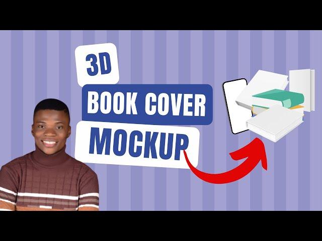How to CREATE 3D book Cover Mockup for your eBook