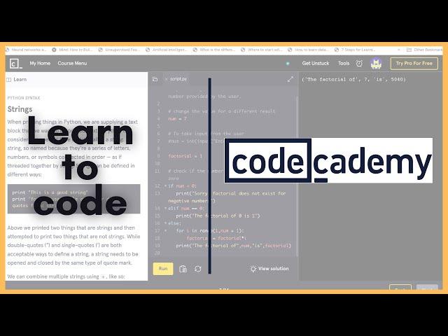 Learn Coding With Codecademy | How to Use CodeAcademy