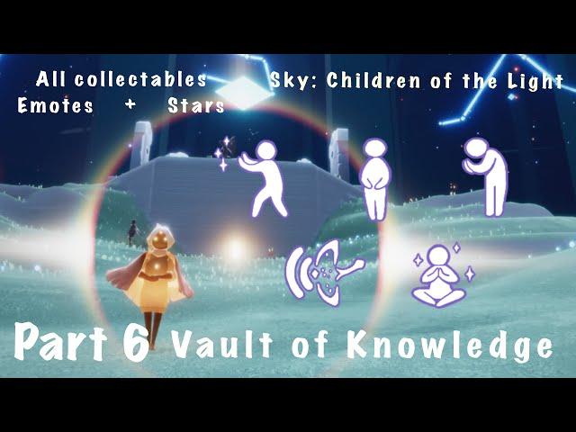 Sky: Children of the Light ALL emotes/collectables Pt 6: Vault of Knowledge