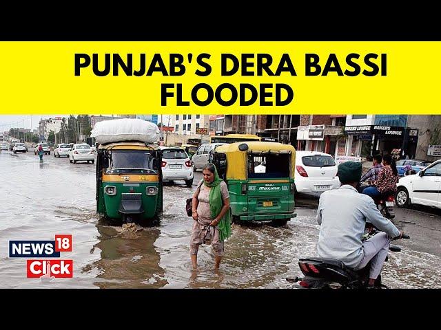 Heavy Ranifall Leaves Residential Areas Waterlogged In Punjab's Dera Bassi | Punjab Rains News Today