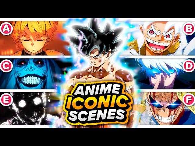 ANIME ICONIC SCENE QUIZ  50 Legendary Anime Moments | Anime Quiz