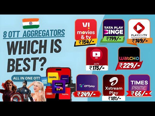 OTTplay vs Watcho vs Tata Play Binge vs ViMTV vs Xstream Play vs JioTV vs Timesprime vs Playbox TV